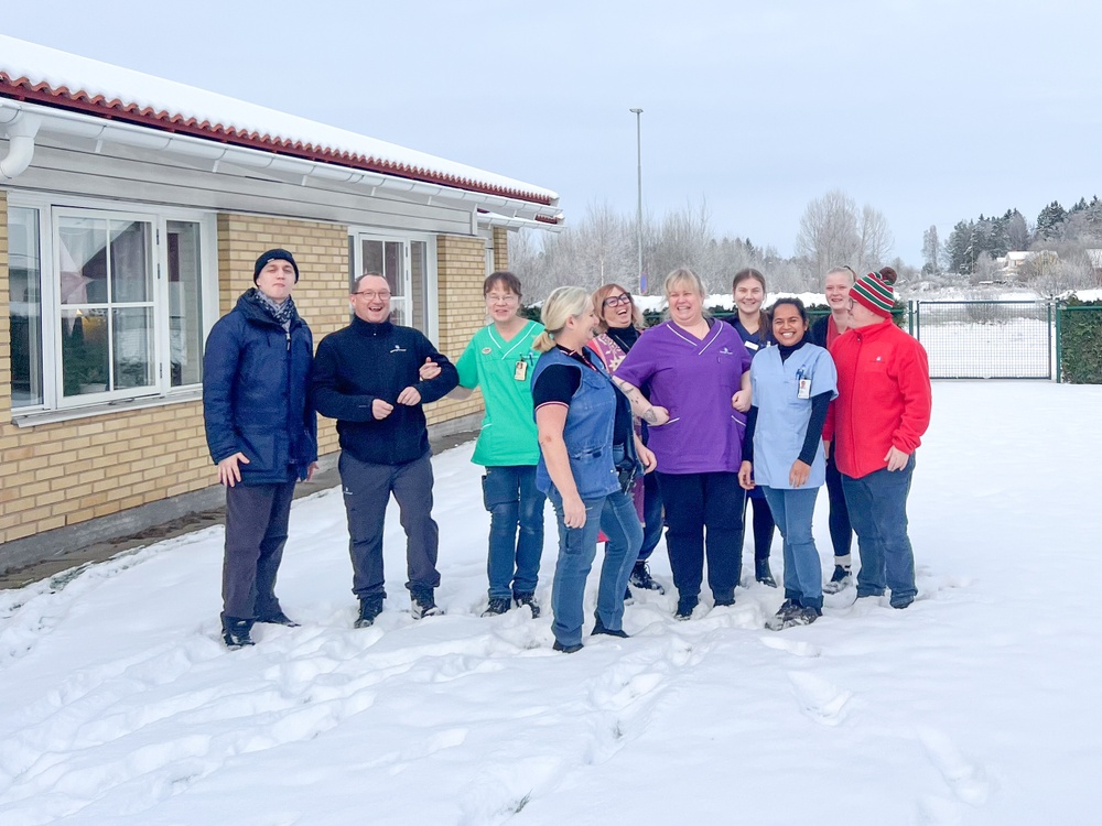 Hemtjänstpersonal inom Essunga kommun.