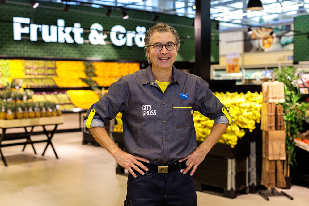 Niklas Tolstoy butikchef City Gross Bromma