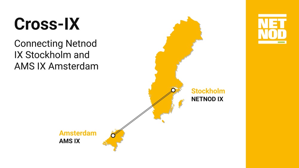 Cross-IX Netnod IX and AMS IX