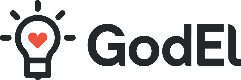 GodEl logotyp liggande - positiv