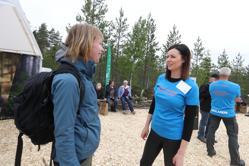 Holmen Skog är en av de cirka 160 utställarna på årets Skogsnolia.