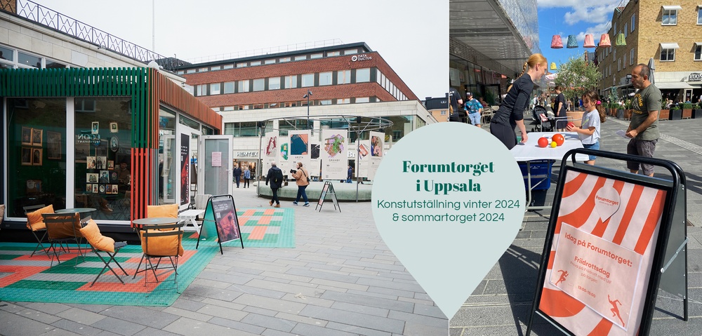 Forumtorget i Uppsala 2024