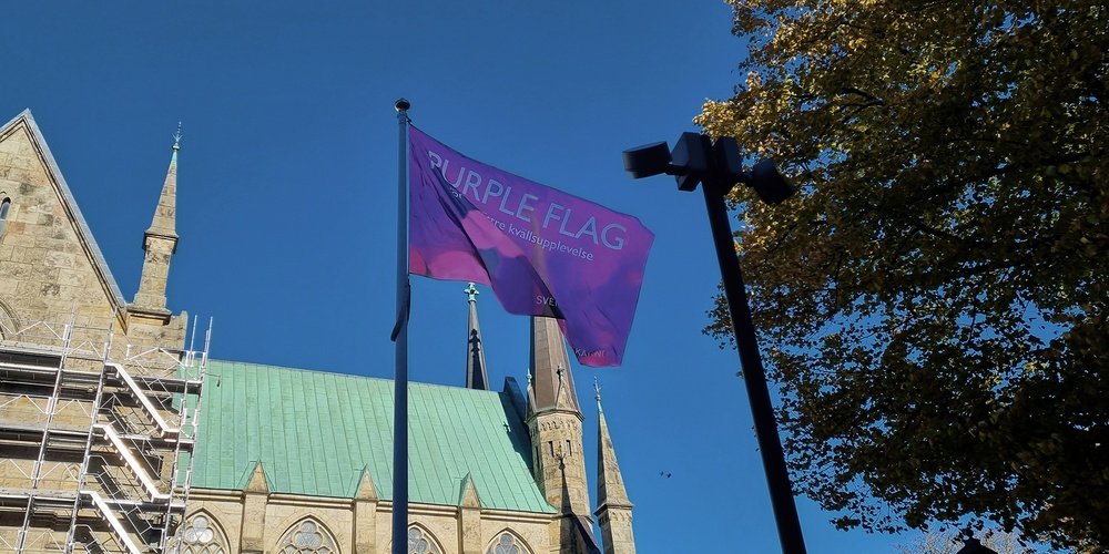 Purple flag hissad.