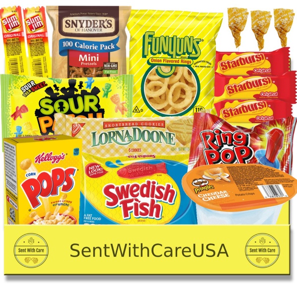 Yellow Themed Snack Box