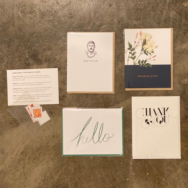 August Greeting Card Subscription Box 