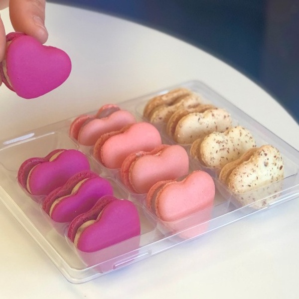 Mother's day (heart shaped macarons)