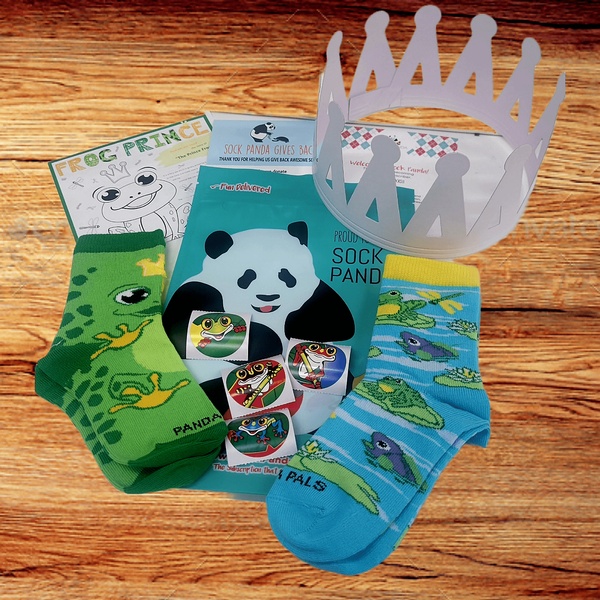 July 2022 Panda Pal Kids Socks (with extras)