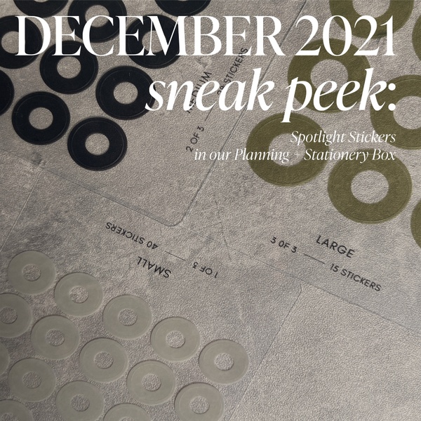 December 2021 Penspiration and Planning + Stationery Box