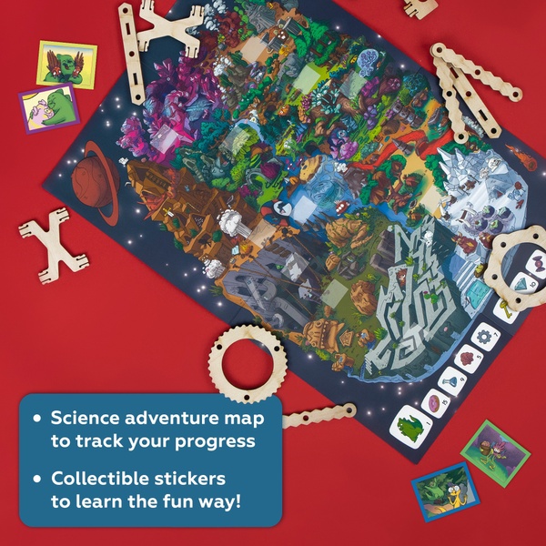 MEL STEM - Science adventure map and collectible stickers