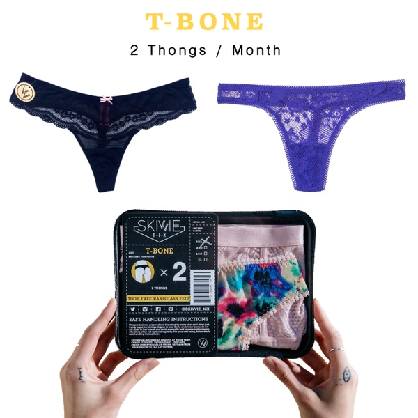 T-Bone Box - 2 Thongs/month