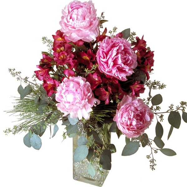 Peonies and Pine Holiday Celebration