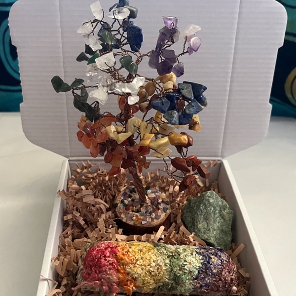 Stone and Sage Chakra Box ~ Tree of Life for The Chakra System