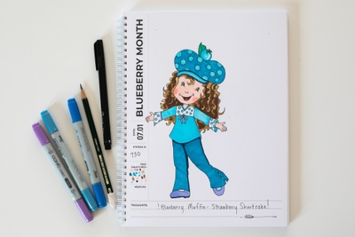 Monthly Drawing Prompt Sketchpad - Now Shipping July Photo 1