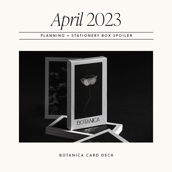 April 2023 Planning + Stationery Box