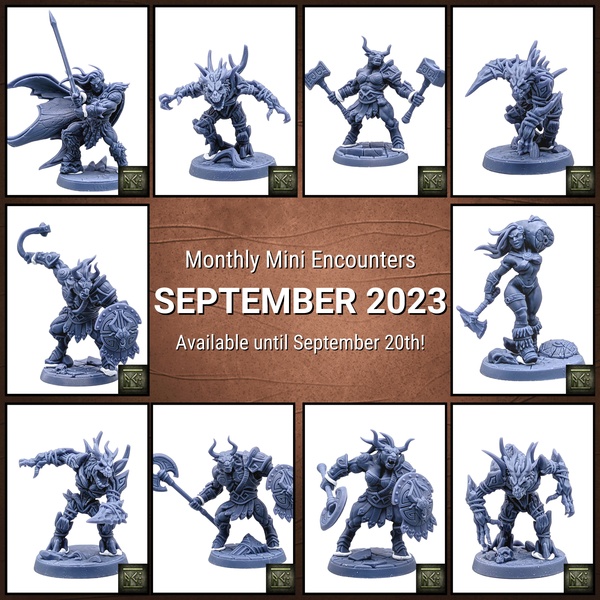 Monthly Mini Encounters - September 2023