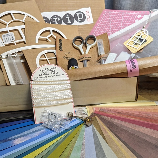 Torn Paper Art Craft Box with Tool Kit - Cratejoy