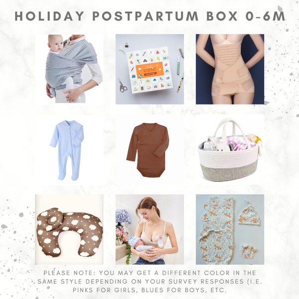 Holiday 2020 Postpartum Box 0-6m