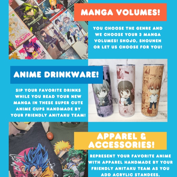 Manga Mystery Bundle: You choose the theme, we choose the manga!