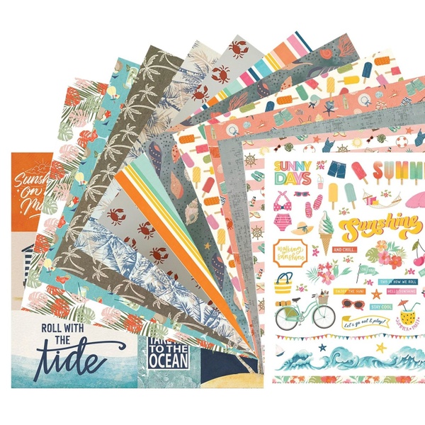 July 2024 - Summer Themed Scrapbooking & Crafting Kit