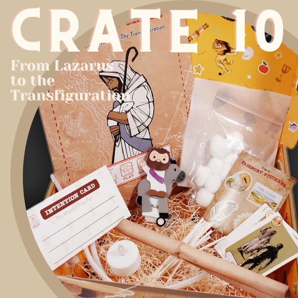 Crate 10: The Miracle of Raising Lazarus to the Entry into Jerusalem