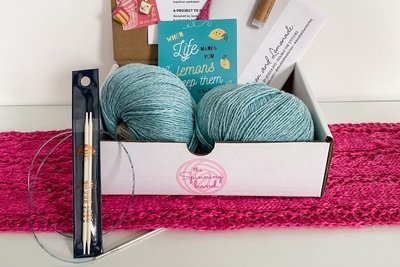 Kari's Kits Deluxe: Quarterly Luxury Yarn, Knitting Project, and Needles! Photo 1