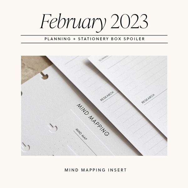 February 2023 Planning + Stationery Box