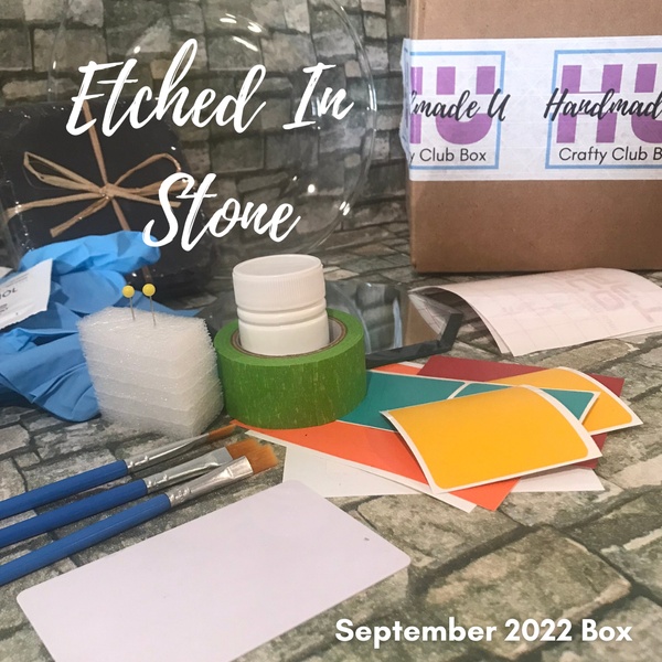 September 2022 Crafty Club Box - Etched in Stone