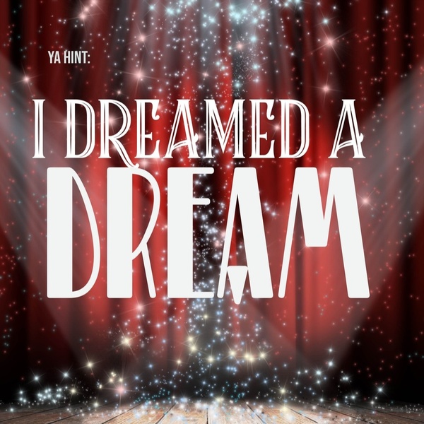 "I Dreamed a Dream" YA Box