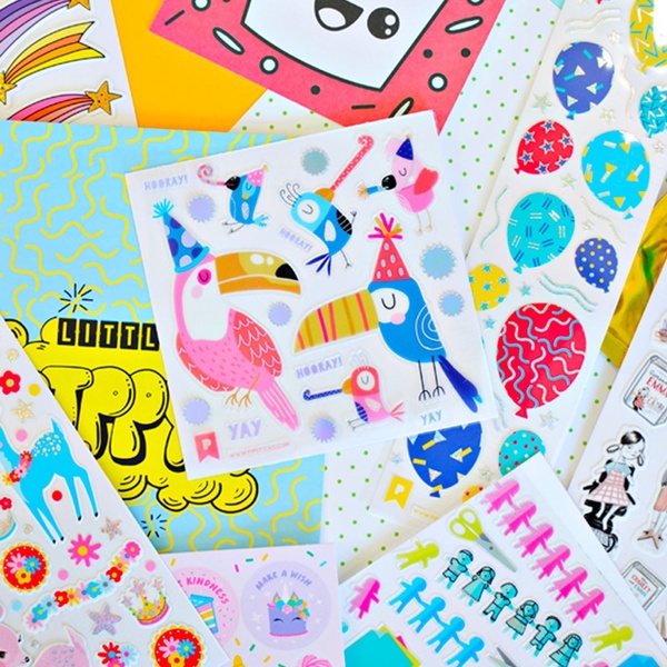 September Kids Stickers: Party Animals