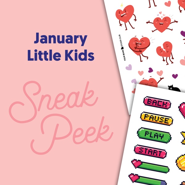 Monthly Sticker Club for Kids