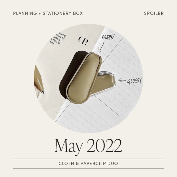 May 2022 Penspiration and Planning + Stationery Box