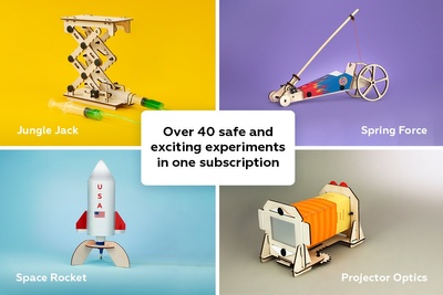 MEL STEM — Science Experiments Subscription Box DIY Model Building Kit Learning & Education Toys for Boys and Girls STEM Projects for Kids Ages 5+ Photo 3