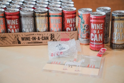 Graham + Fisk's Wine-In-A-Can Canned Wine Club 12-Pack Photo 3
