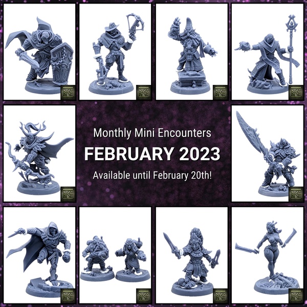 Monthly Mini Encounters - February 2023