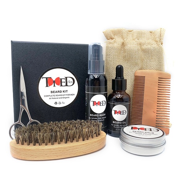 Beard grooming set for men gift  A well-packed & delicate beard gift set for father, boyfriend, husband, and other males