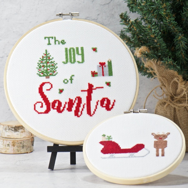 The Joy of Santa Cross Stitch Subscription Box