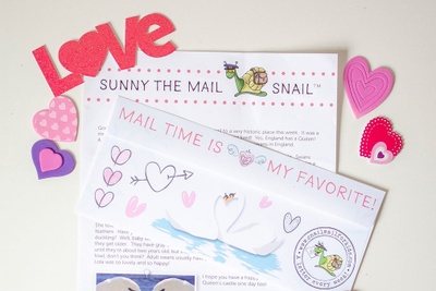 Snail Mail Weekly Letter  from Sunny the Mail Snail for ages 3 to 8 Photo 3