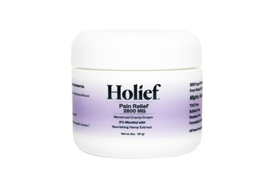TOPICAL CREAM WITH HEMP FOR MENSTRUAL PAIN  RELIEF  57G BY HOLIEF Photo 1