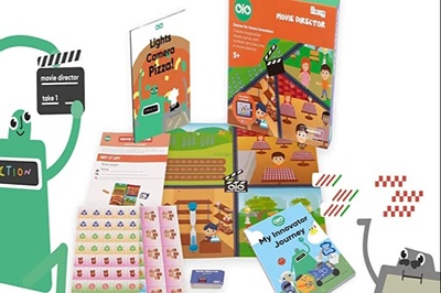 OjO's STEM Ed-Venture Subscription Box - 1 STEM game, 1 storybook and a sticker book! Educational fun at home! Photo 3