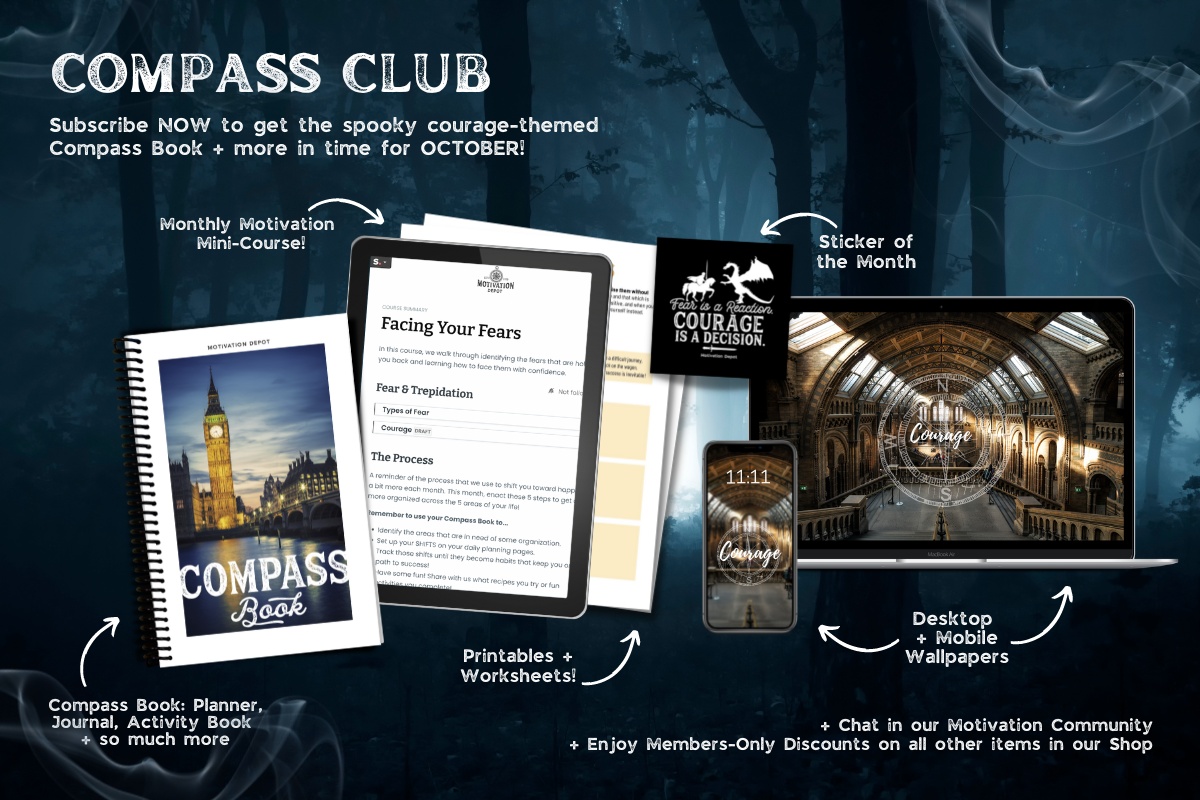 Compass Club | Monthly Motivation System with Planner & Mini-Course Photo 1