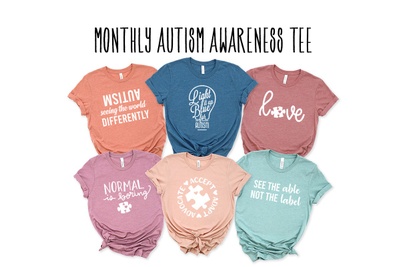 Monthly Autism Awareness Tee Photo 1