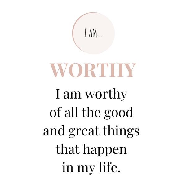 I am WORTHY