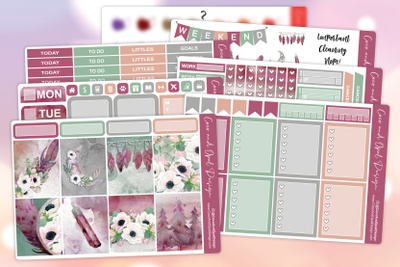 Deluxe Planner Sticker Kit and Mystery Sticker Sheet Photo 1