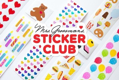 Grossman's Stickers Carnival Food Cute Stickers Mrs
