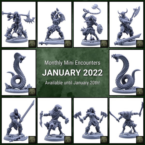 Monthly Mini Encounters - January 2022
