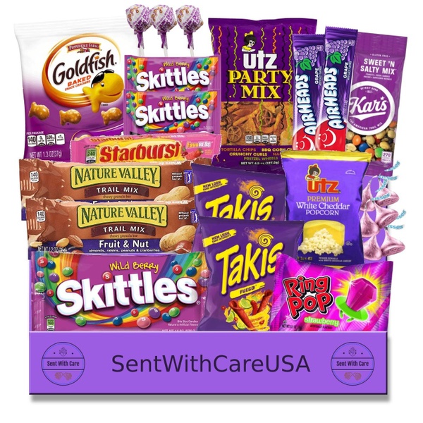 Purple Themed Snack Box