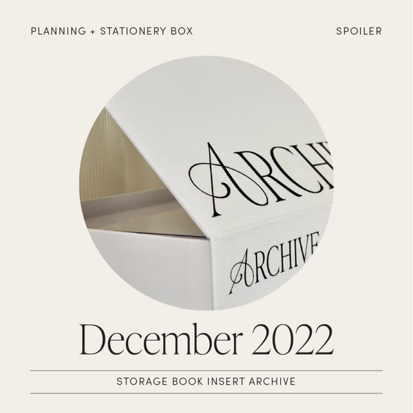 December 2022 Penspiration and Planning + Stationery Box