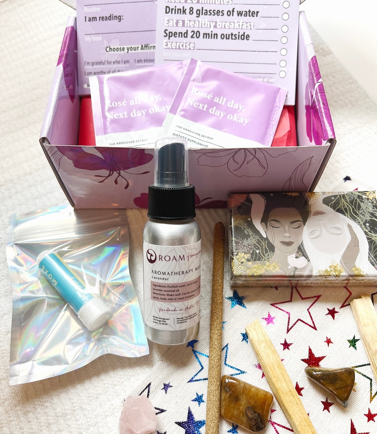 Stress Relief and Wellness Kit, Self-Care Gift Box (Retail Value $62) image 0