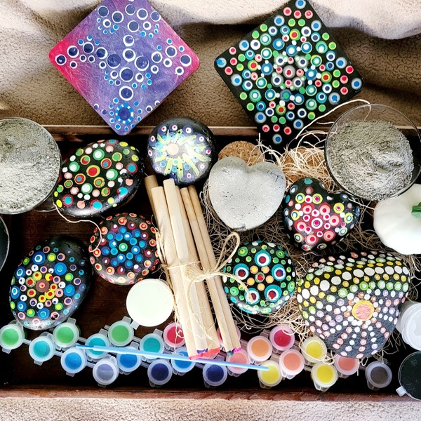 Stix & Stones - Mandala Stones Art Kit