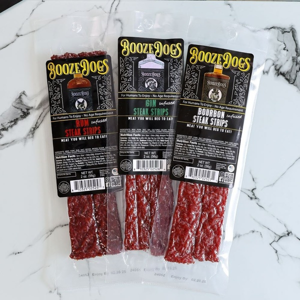 Example Pack of Boozy Jerky & Snack Sticks